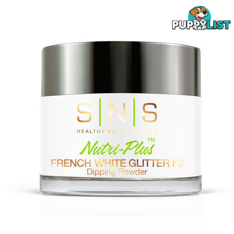 SNS French White Glitter F3 (2oz) 56g - 635635735234