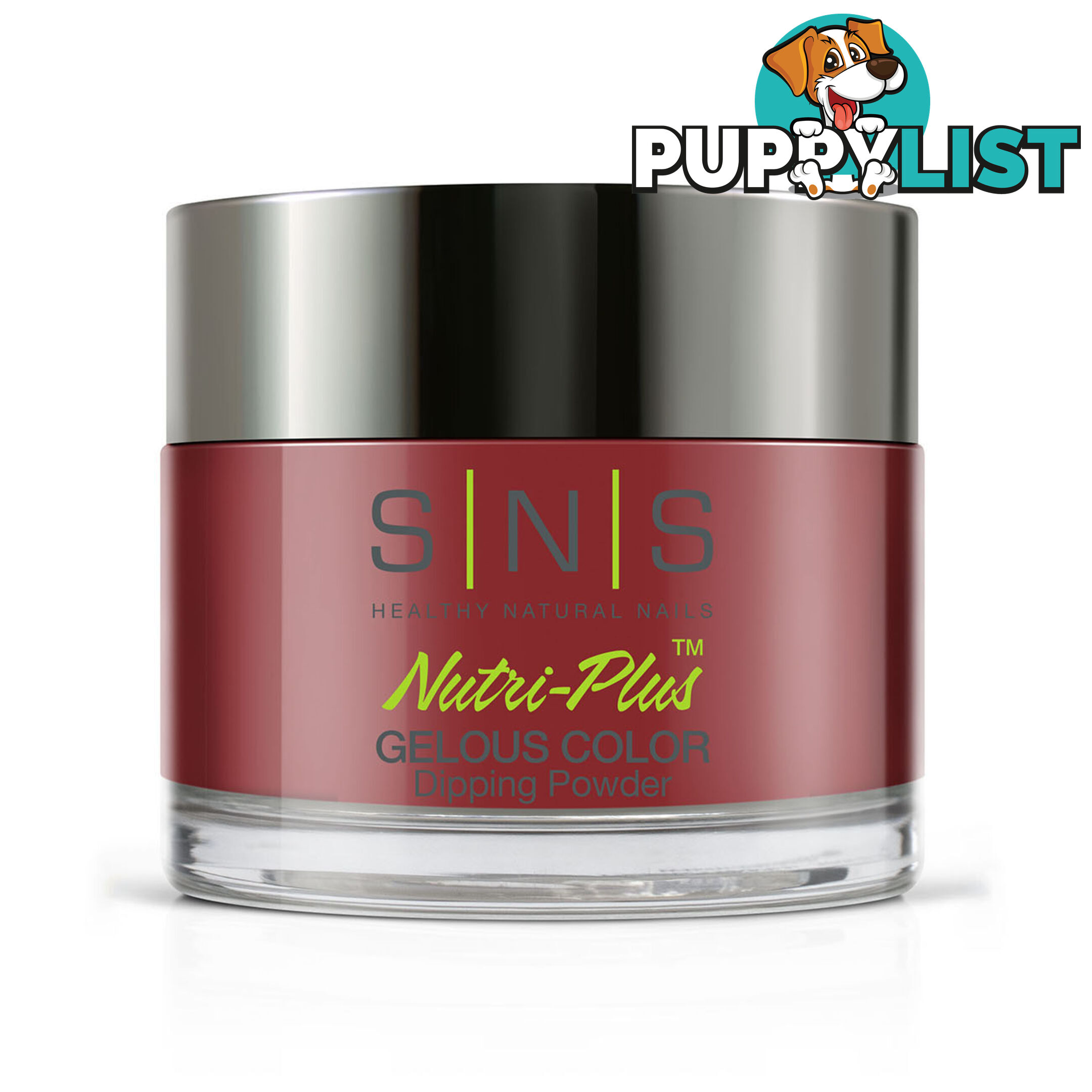 SNS #097 Gelous Dipping Powder 28g (1oz) Corvette Red - 635635720919