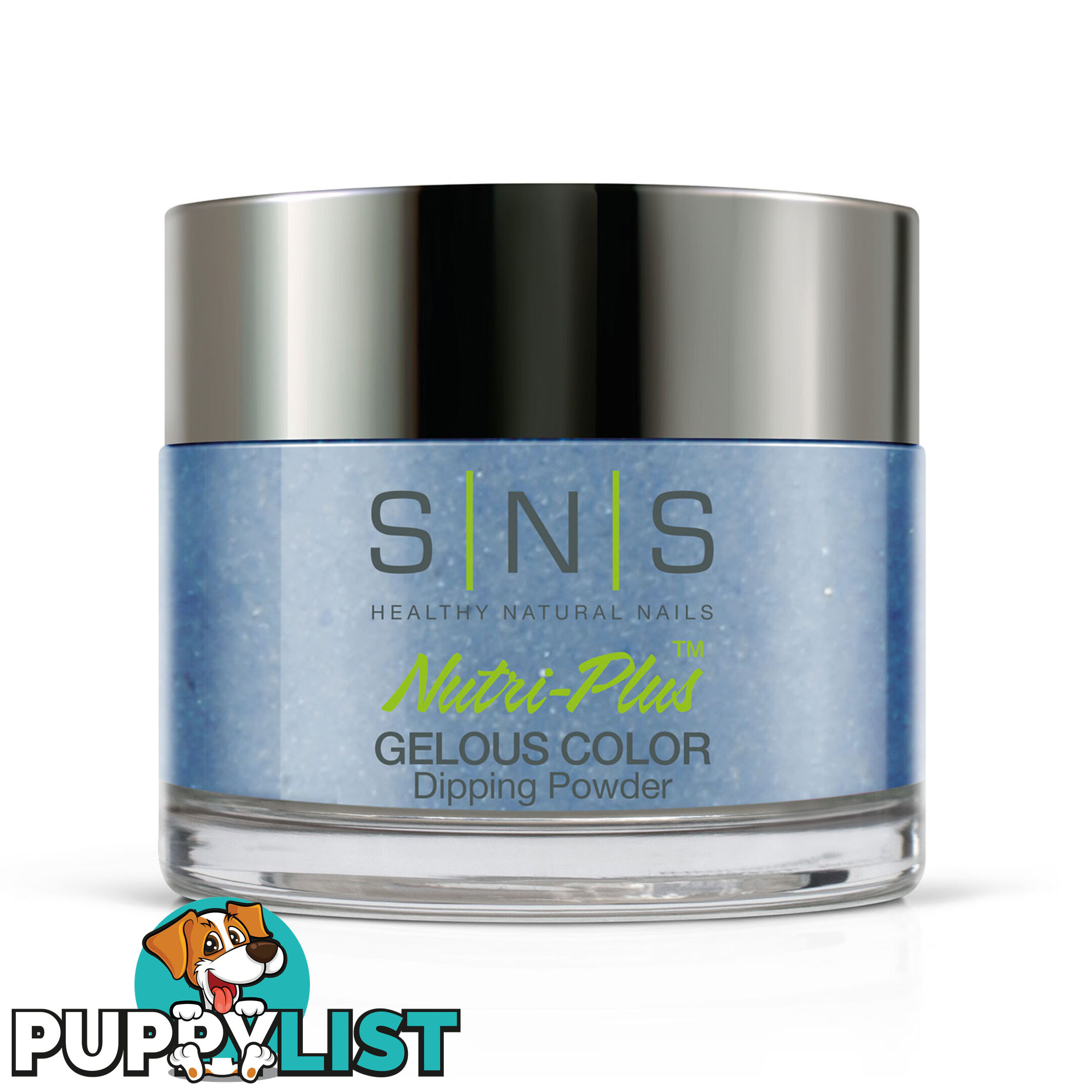 SNS HM02 Gelous Dipping Powder 43g (1.5oz) Blue Java - 655302844731