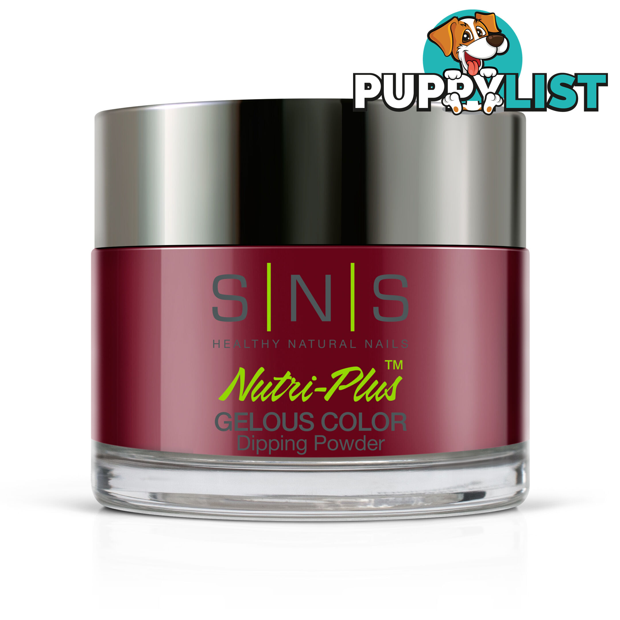 SNS IS10 Gelous Dipping Powder 28g (1oz) Red Red Wine - 655302824177