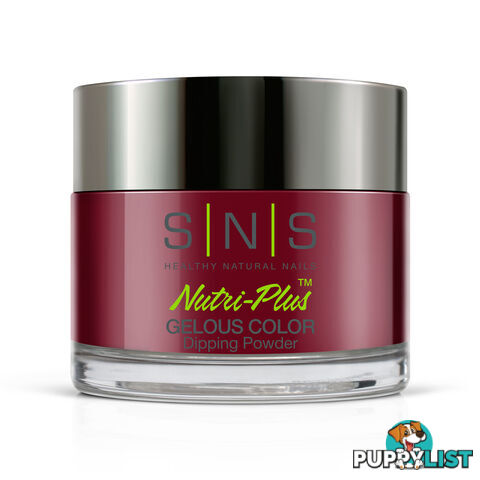 SNS IS10 Gelous Dipping Powder 28g (1oz) Red Red Wine - 655302824177