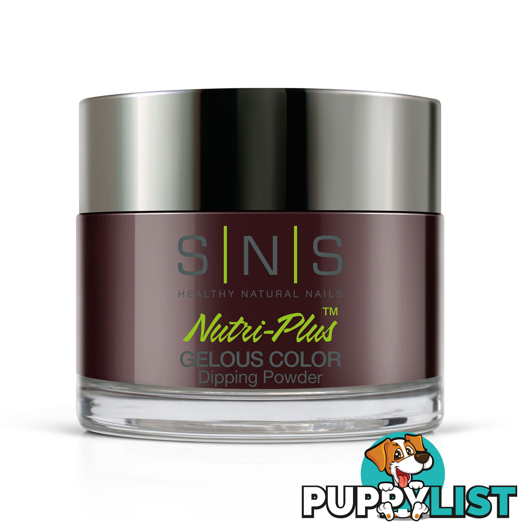 SNS HM19 Gelous Dipping Powder 43g (1.5oz) Black Rasberry - 655302844908