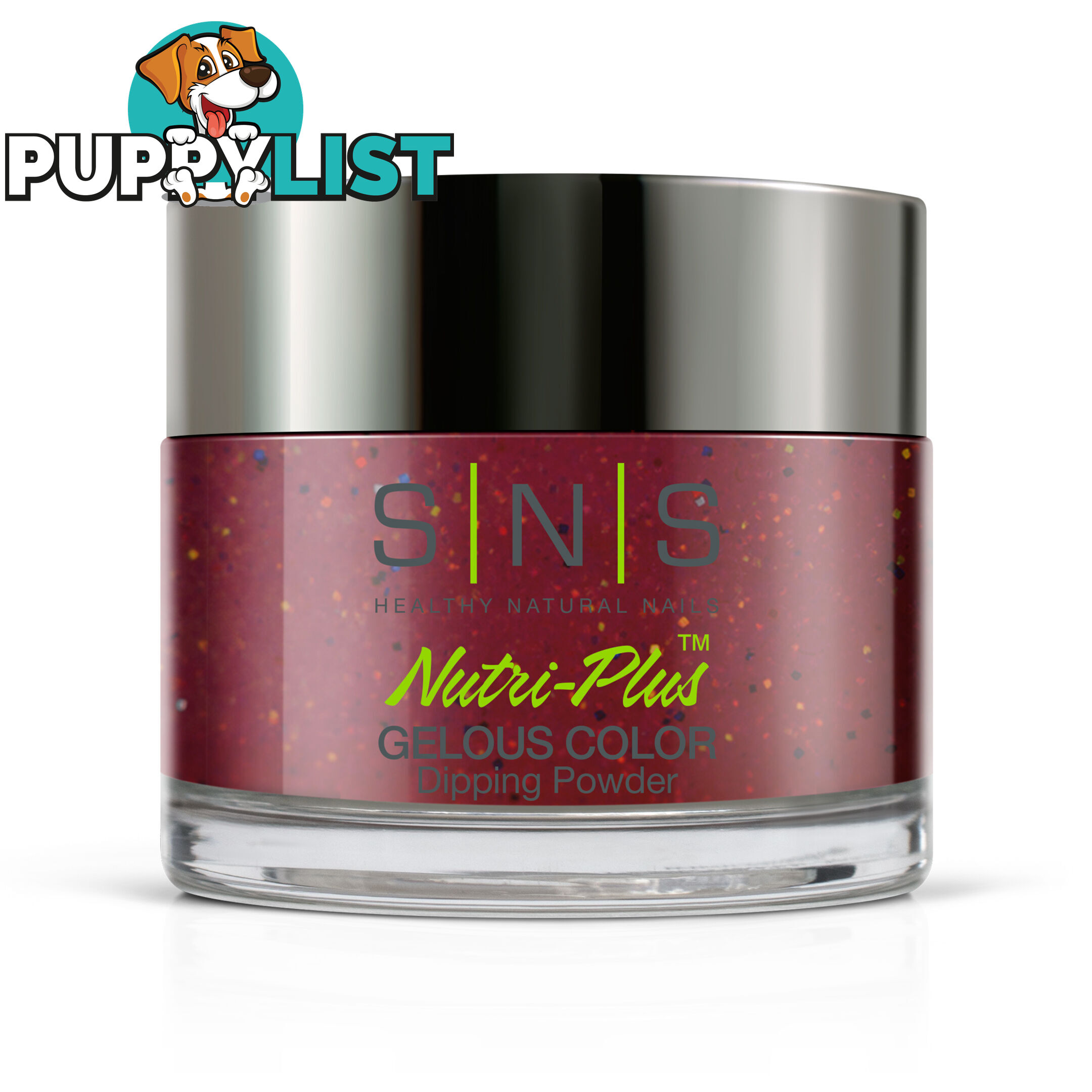 SNS IS36 Gelous Dipping Powder 28g (1oz) Spooktacular Scarlet - 655302824436