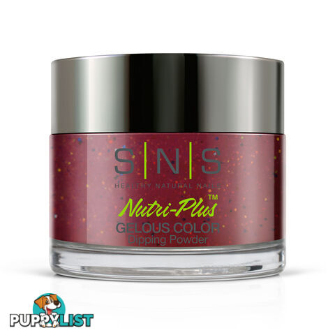 SNS IS36 Gelous Dipping Powder 28g (1oz) Spooktacular Scarlet - 655302824436