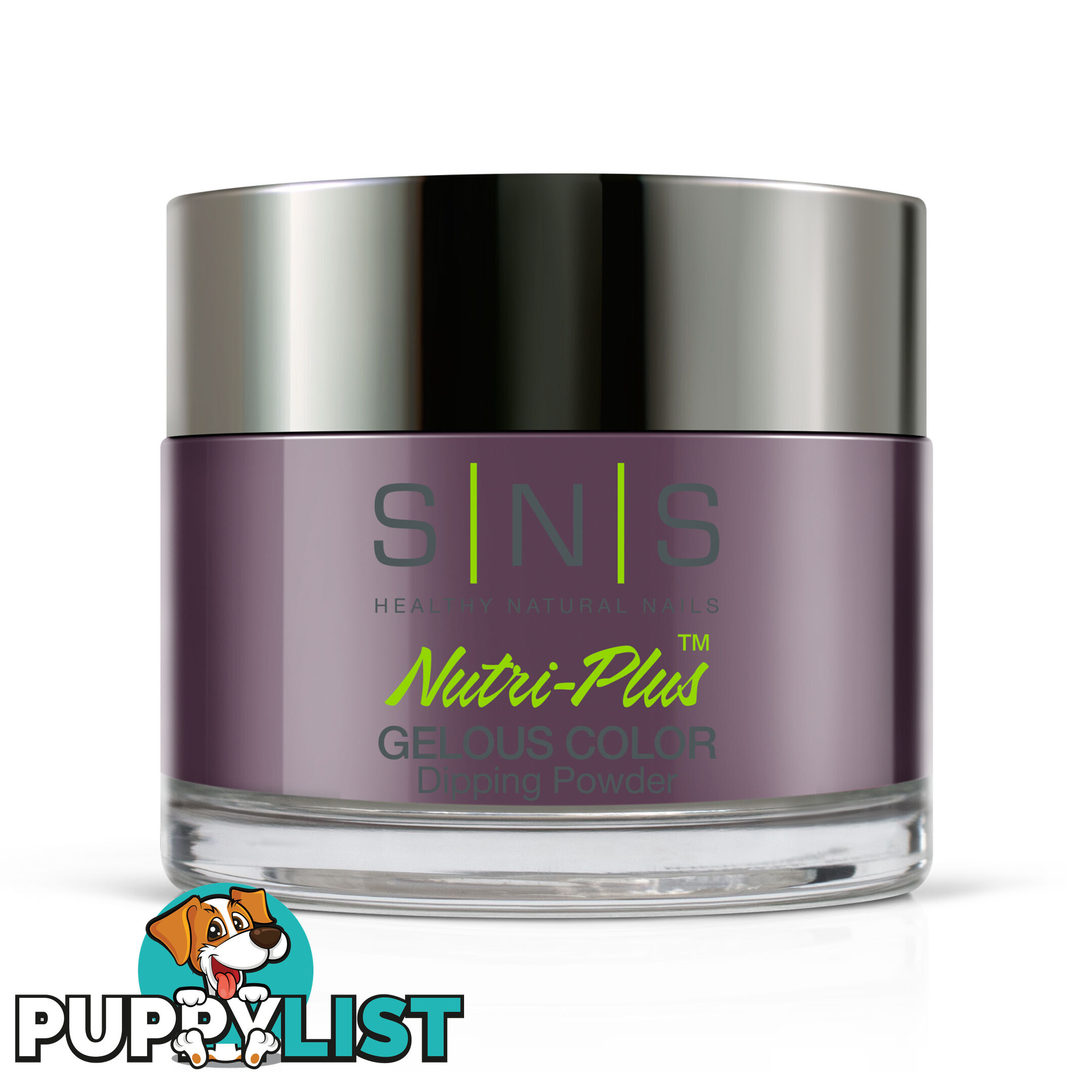 SNS IS16 Gelous Dipping Powder 28g (1oz) Plum Luck - 655302824238