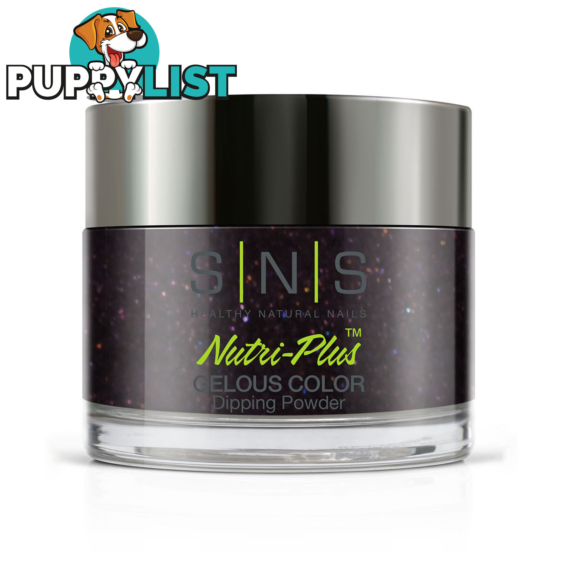 SNS BOS22 Gelous Dipping Powder 28g (1oz) Is That Black? - 635635730086