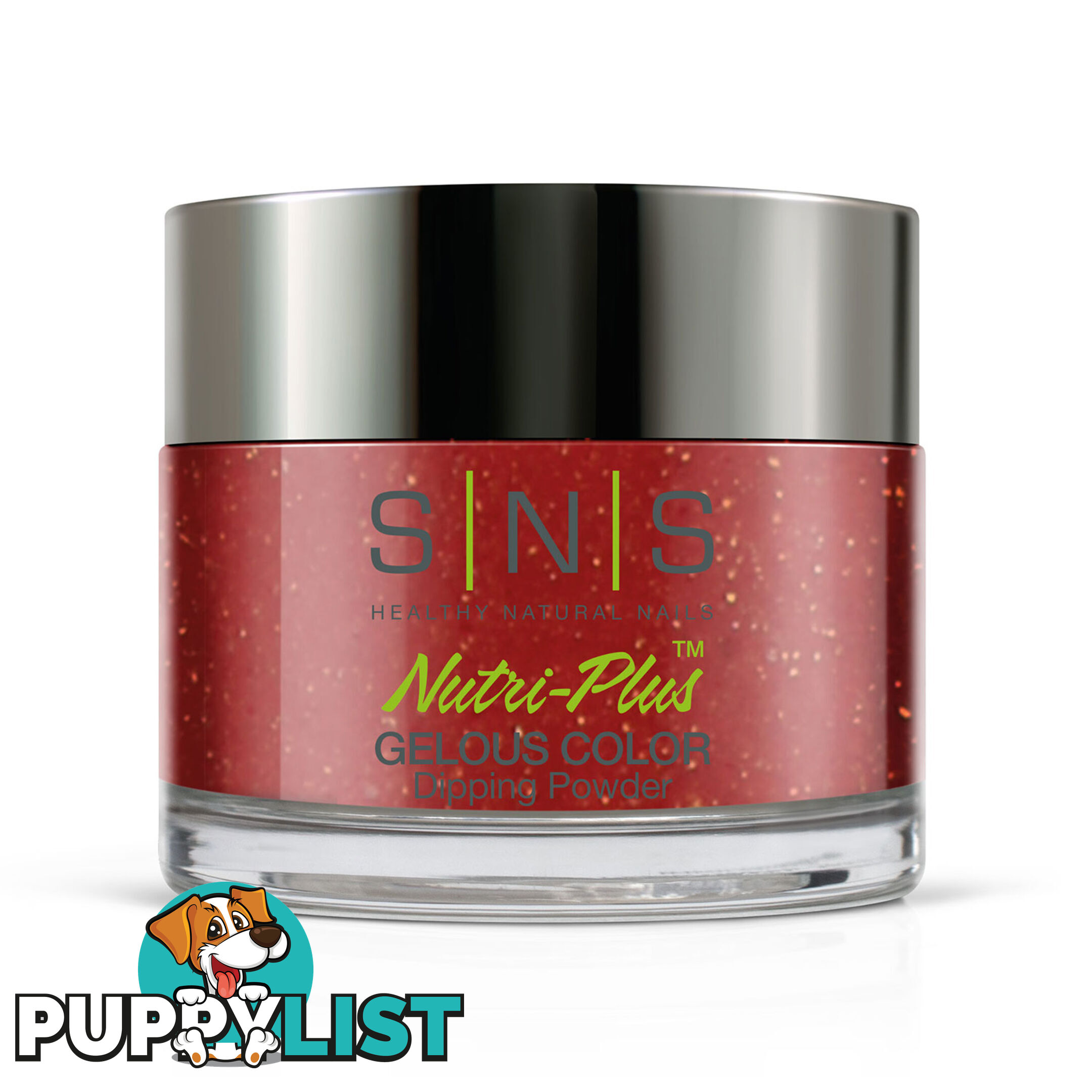 SNS HM04 Gelous Dipping Powder 43g (1.5oz) Red Plum - 655302844755