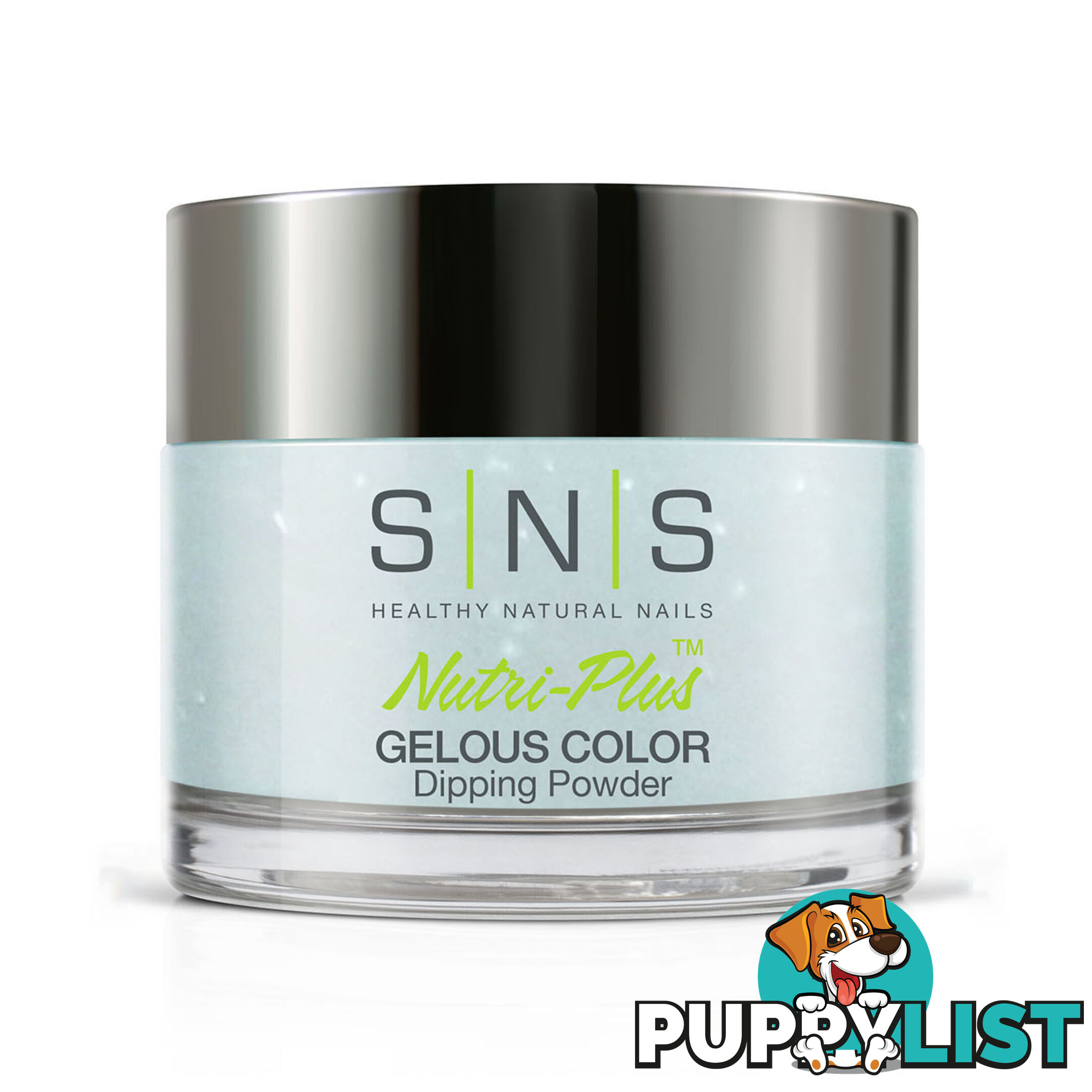 SNS #395 Gelous Dipping Powder 28g (1oz) Blue Ice Cryin’ in the Rain - 635635737665