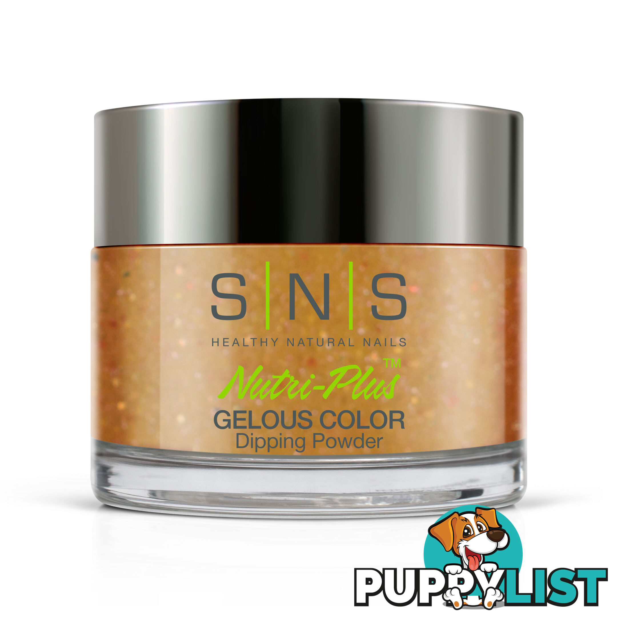 SNS #256 Gelous Dipping Powder 28g (1oz) Goldeneye - 635635722203