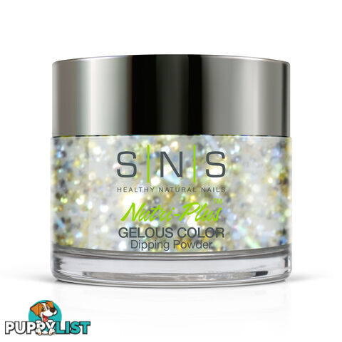 SNS WW05 Gelous Dipping Powder 28g (1oz) Silver Bells - 655302824481