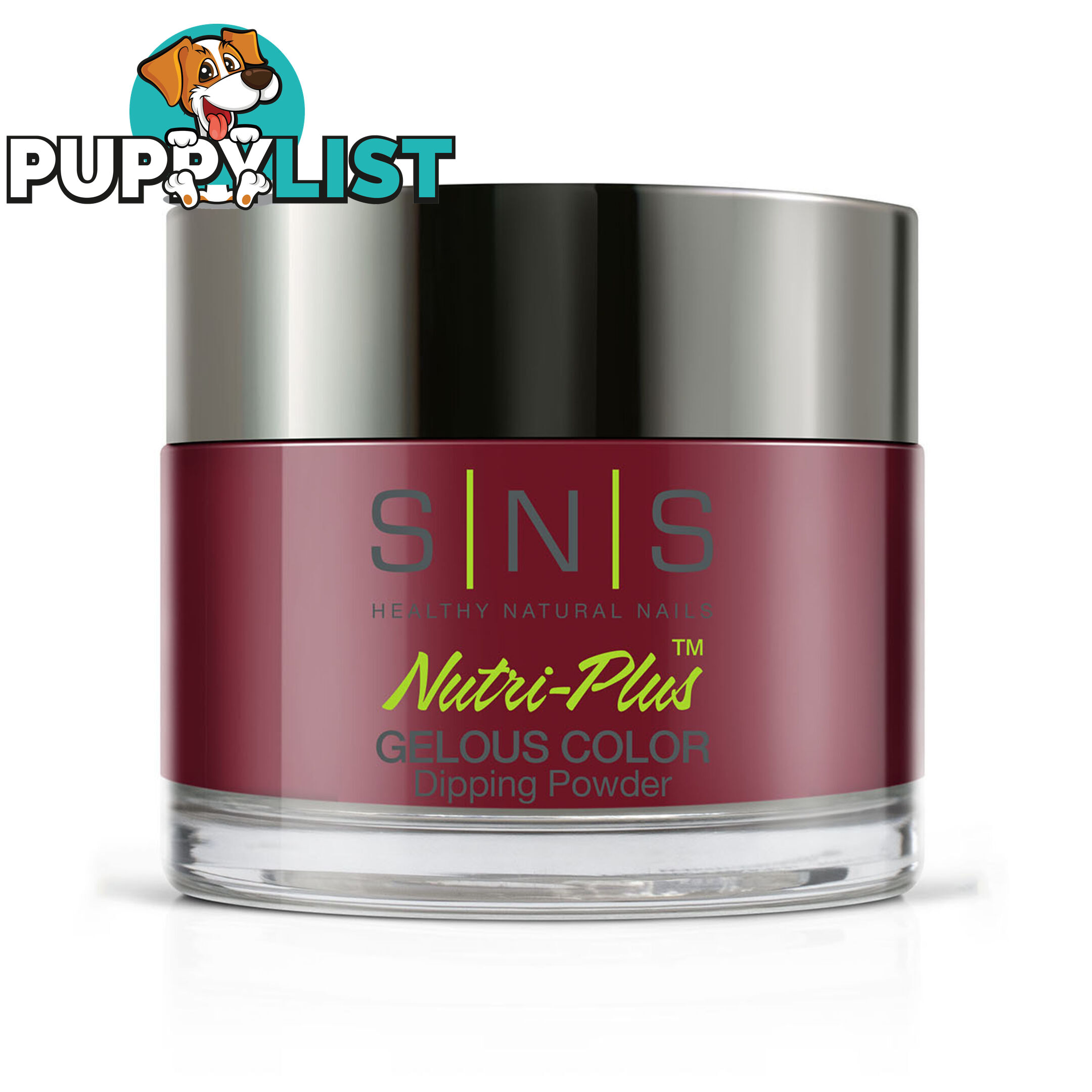 SNS DS15 Gelous Dipping Powder 28g (1oz) Ted Talk Red - 635635723576