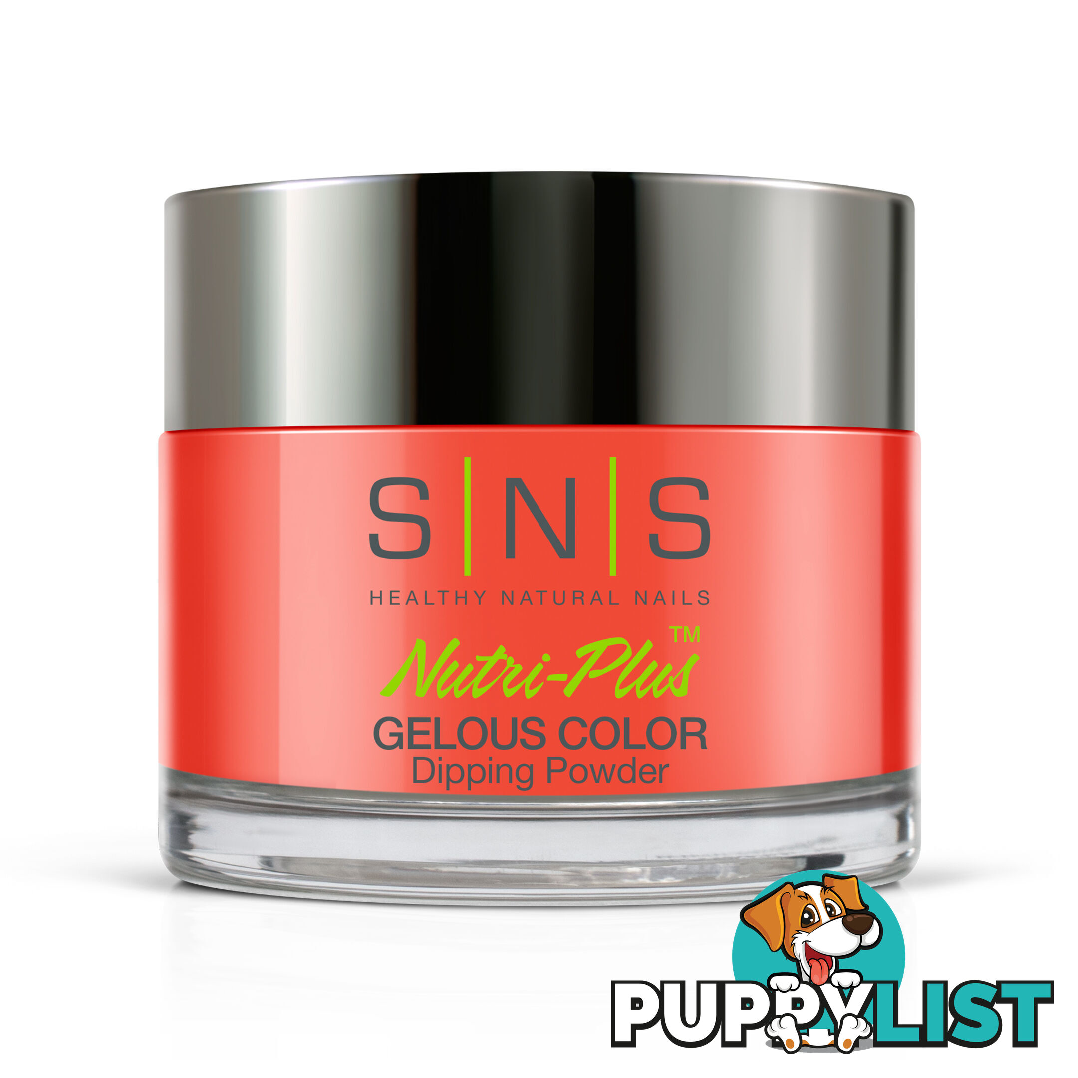 SNS #135 Gelous Dipping Powder 28g (1oz) Triumphant Red - 635635721275