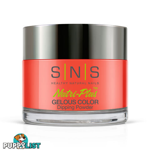 SNS #135 Gelous Dipping Powder 28g (1oz) Triumphant Red - 635635721275