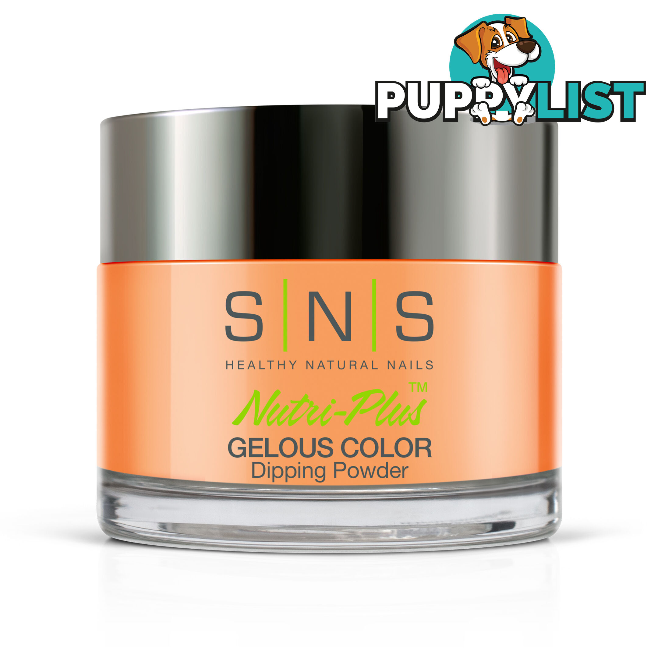 SNS #034 Gelous Dipping Powder 28g (1oz) Mandarin Orange - 635635720421