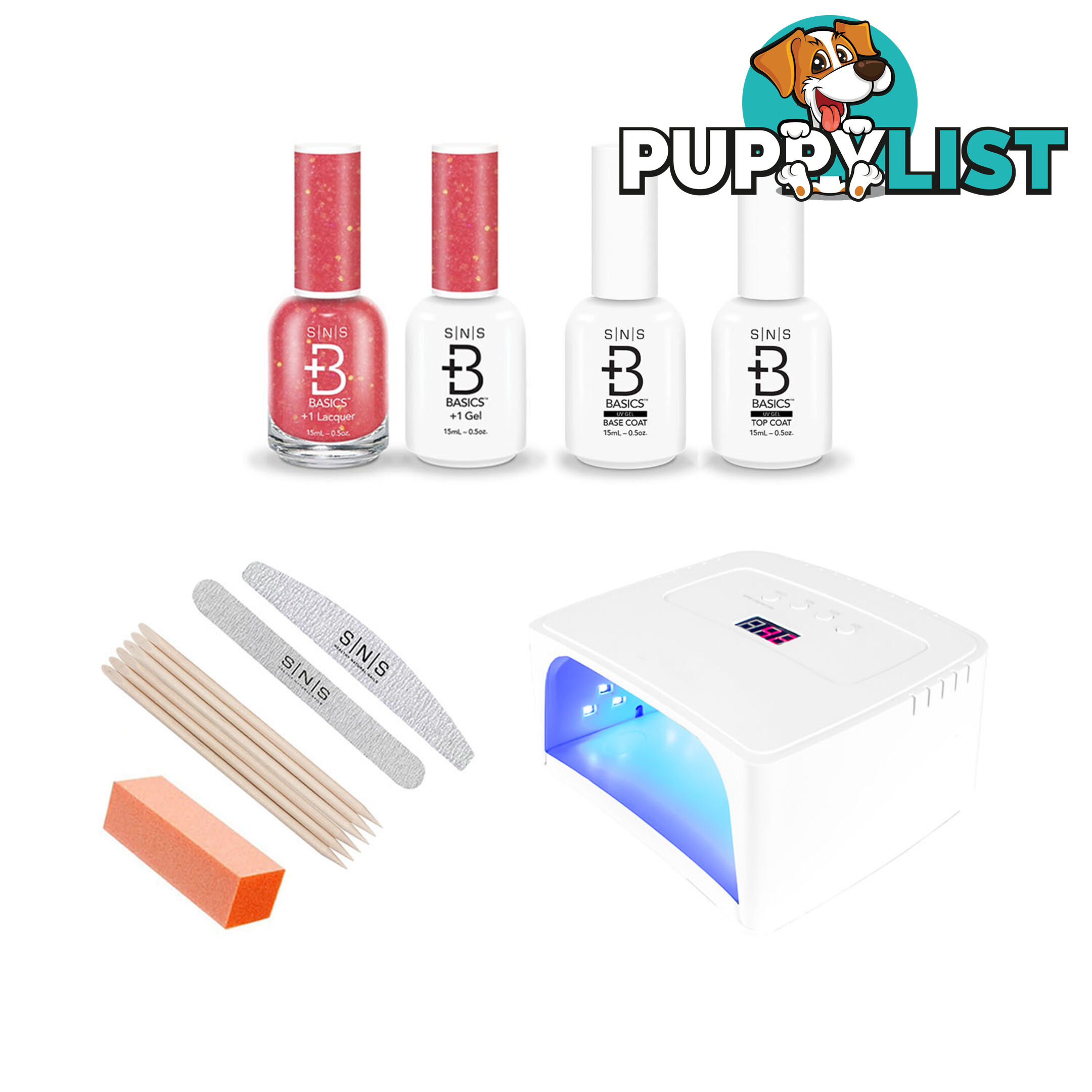 Gel Nail Starter Kit (by SNS Basics 1+1)