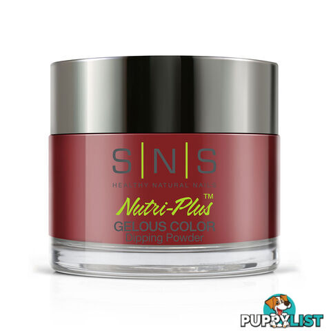 SNS BOS19 Gelous Dipping Powder 28g (1oz) Twilight Red - 635635730055