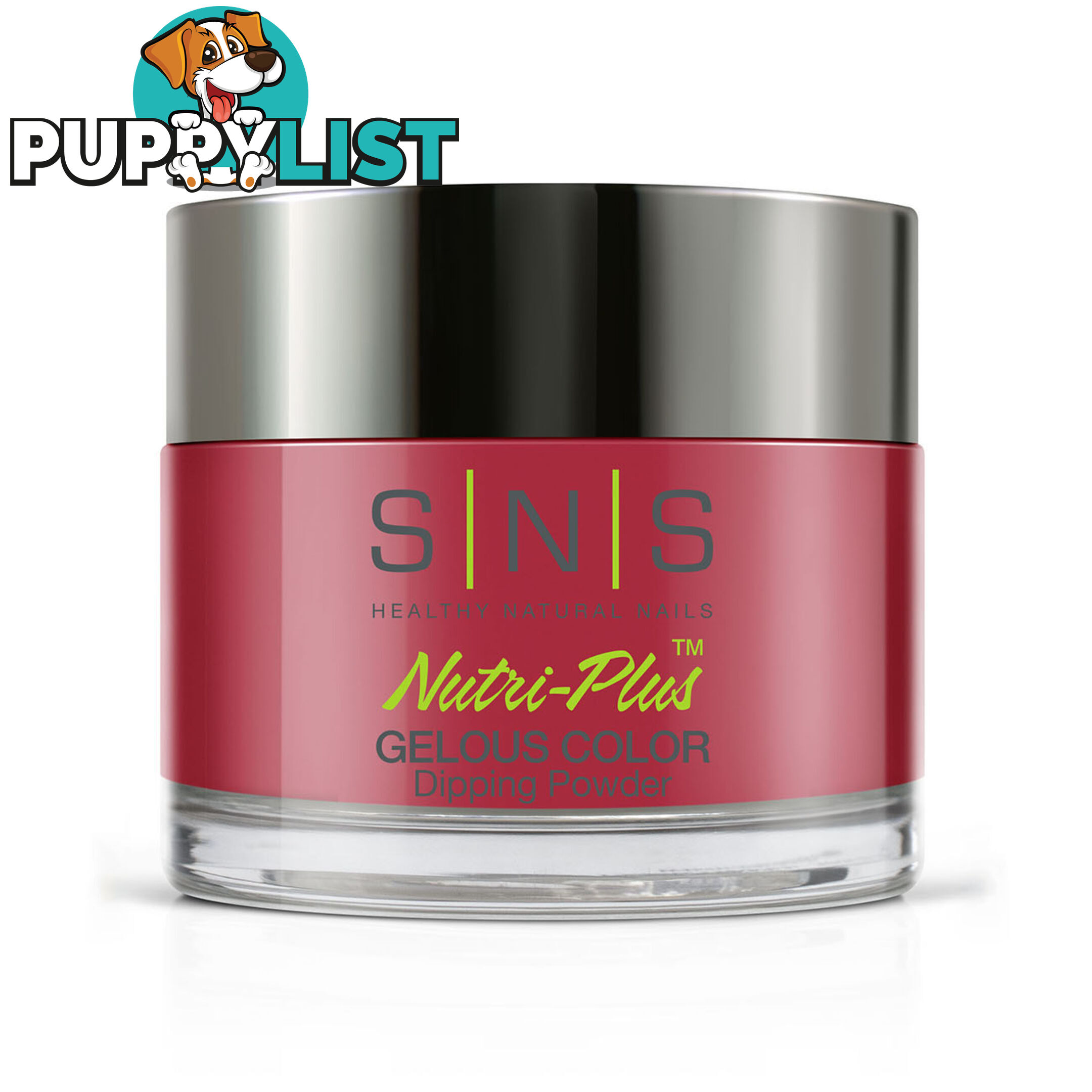 SNS BOS04 Gelous Dipping Powder 28g (1oz) Crimson Ribbon - 635635729905