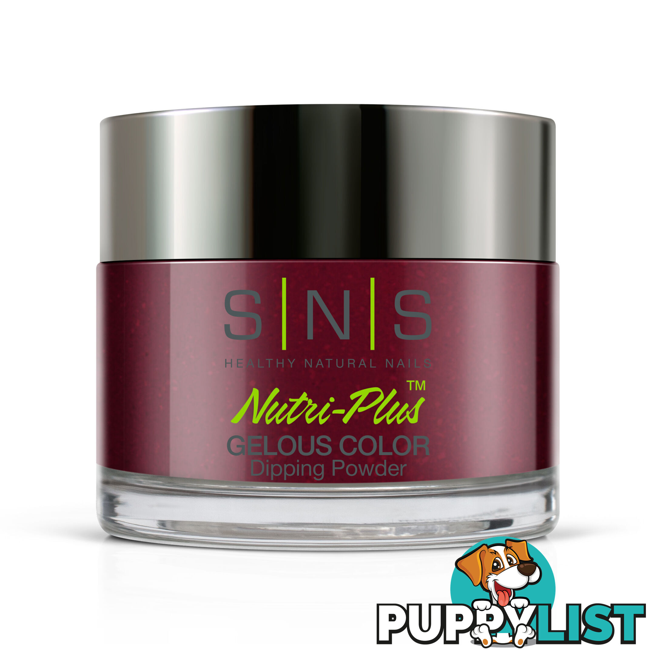 SNS IS24 Gelous Dipping Powder 28g (1oz) Paint it Plum - 655302824313