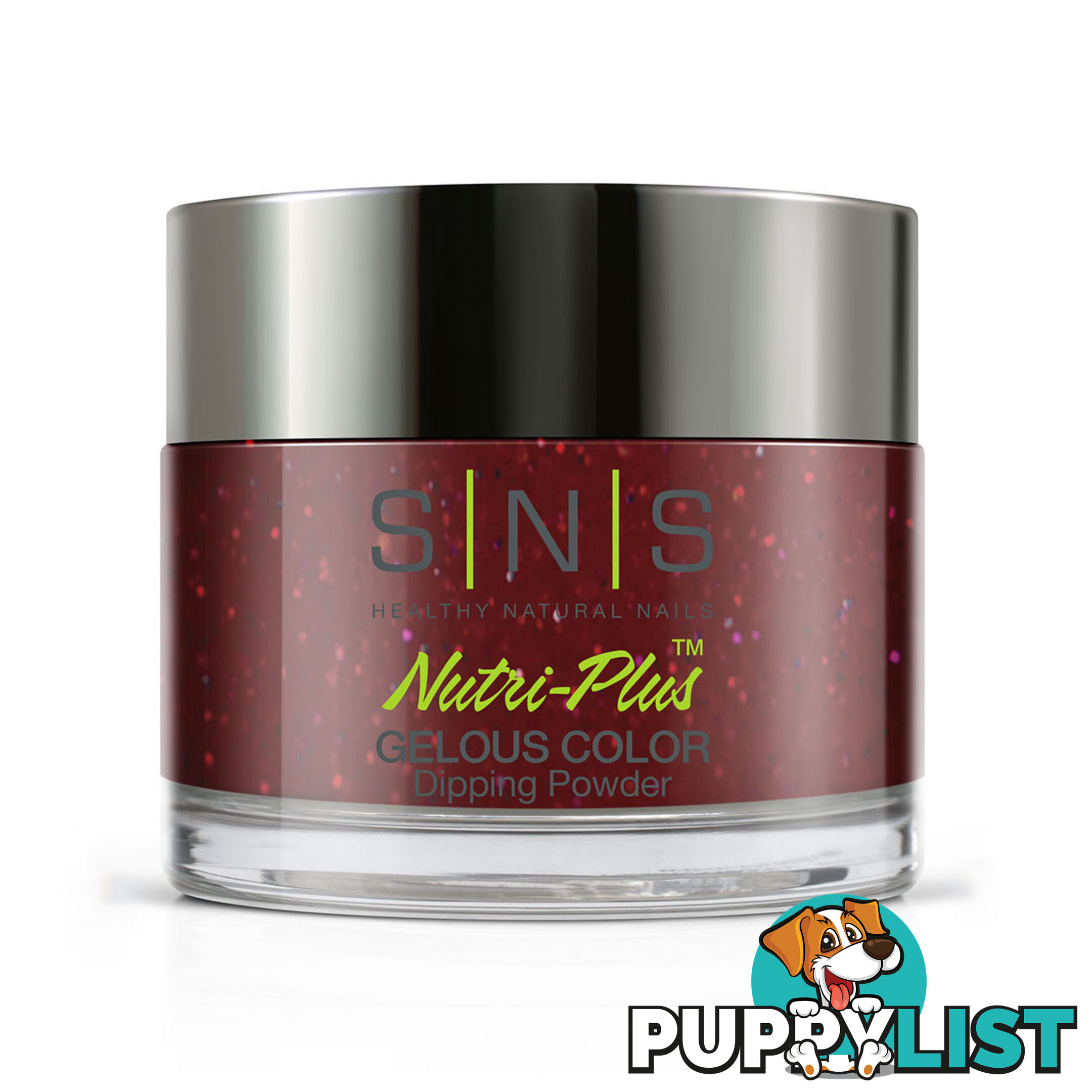 SNS #245 Gelous Dipping Powder 28g (1oz) Adorable Red - 635635722098