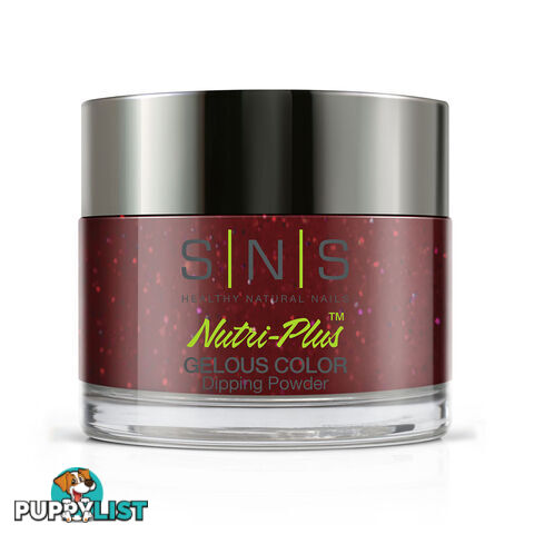 SNS #245 Gelous Dipping Powder 28g (1oz) Adorable Red - 635635722098