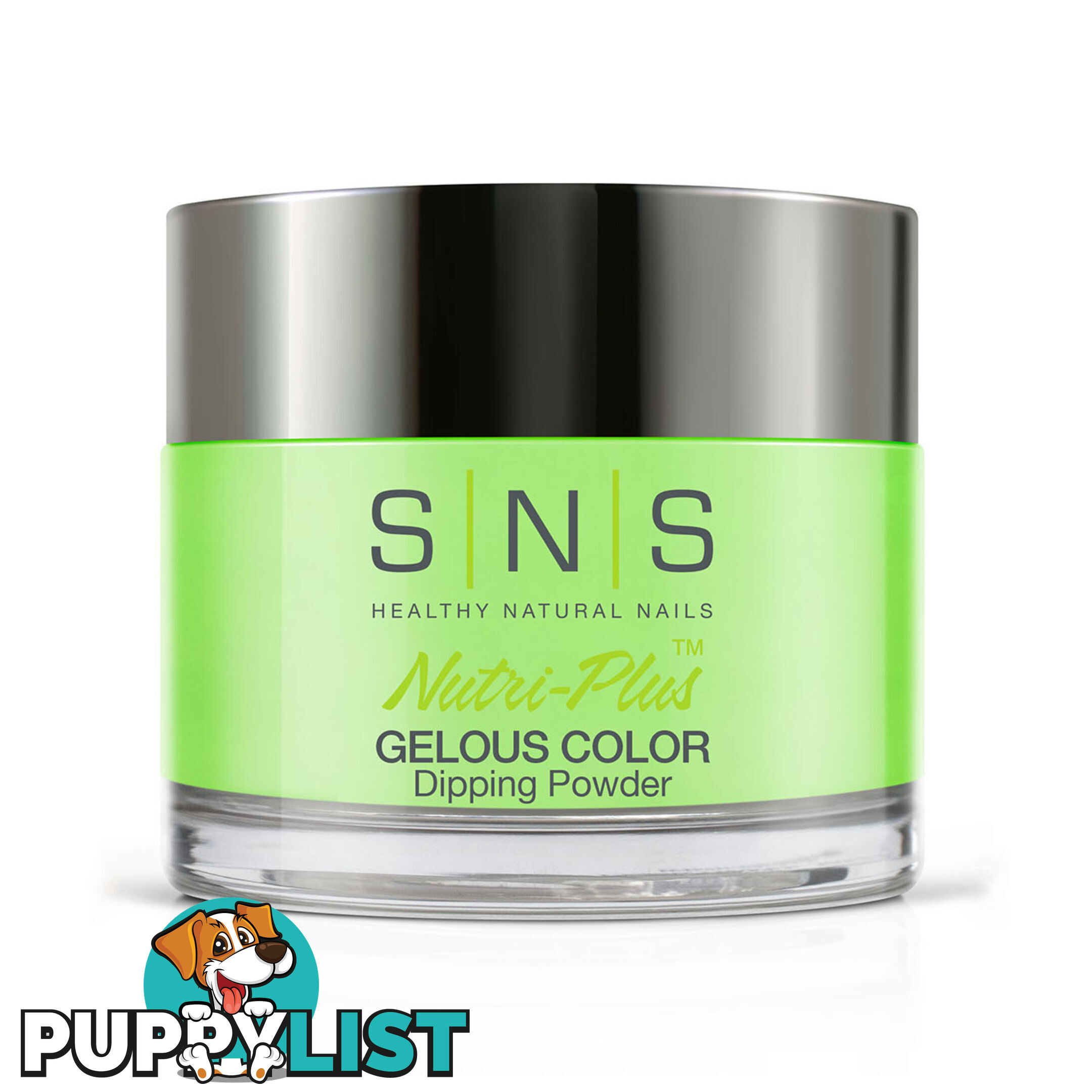 SNS #372 Gelous Dipping Powder 28g (1oz) Gorgeous Green - 635635735760