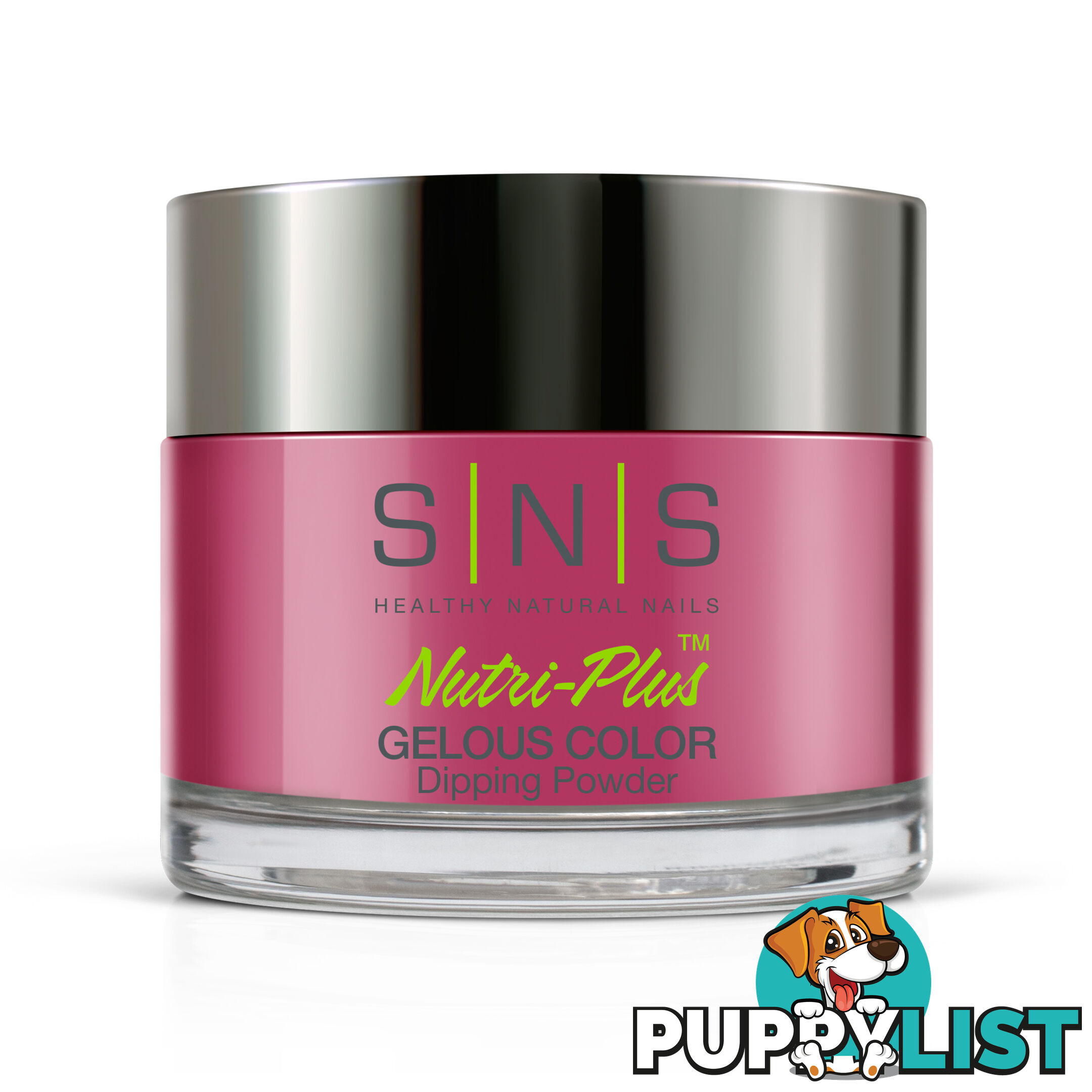 SNS IS08 Gelous Dipping Powder 28g (1oz) Raspberry Beret - 655302824153