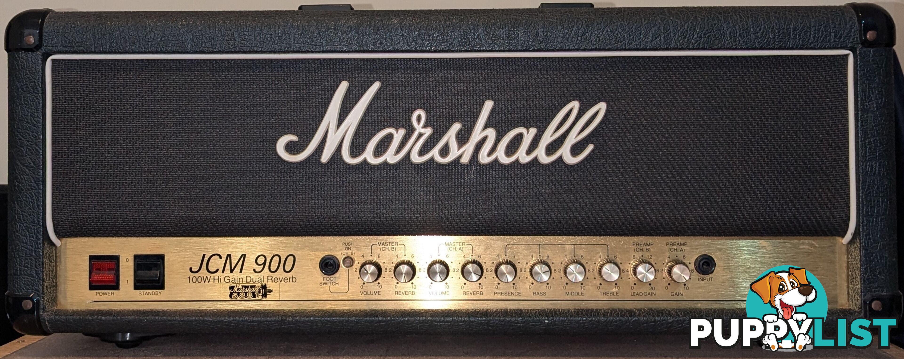 Marshall JCM 900 50/100 Watt Hi Gain Dual Reverb Model 4100