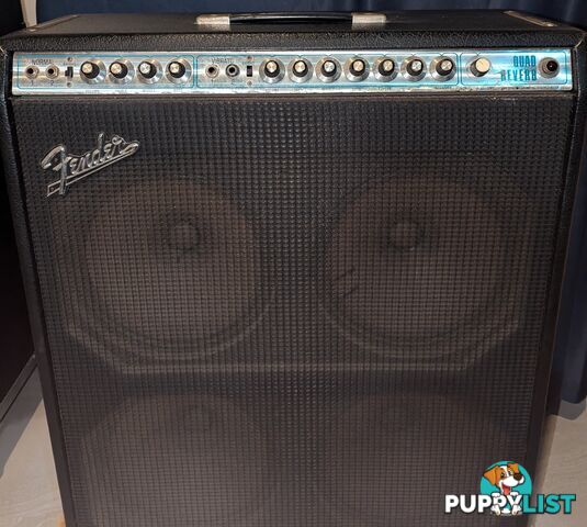 Rare Fender Quad Reverb 2-Channel 100-Watt 4x12 Guitar Combo