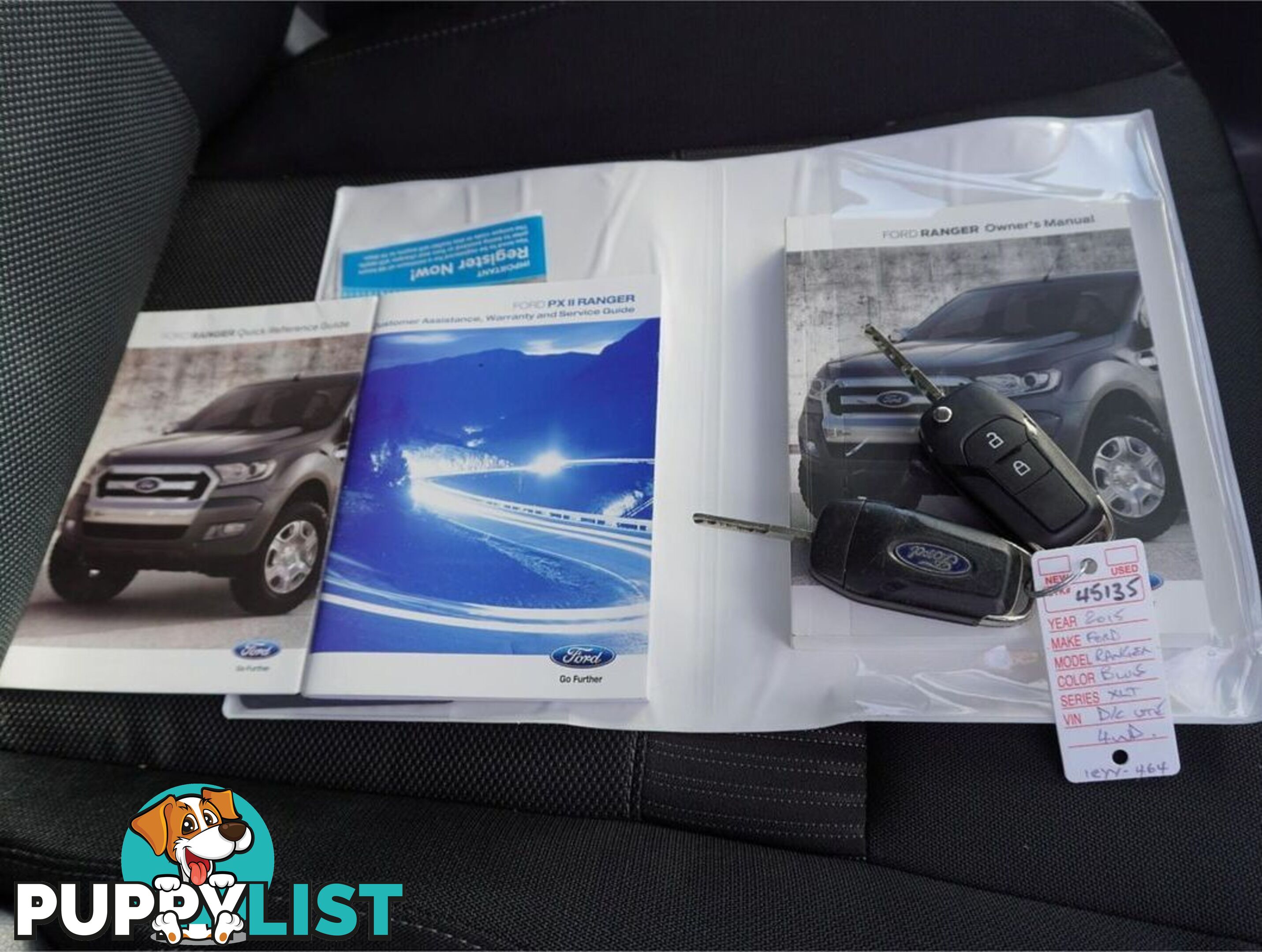 2015 FORD RANGER  PX MKII 