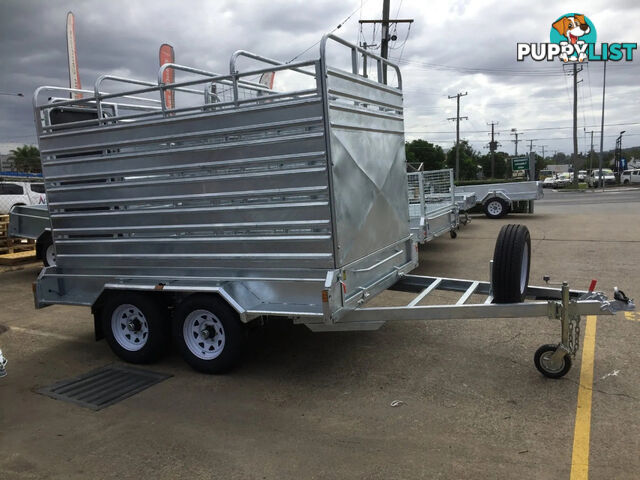 3,500Kg ATM Tandem Axle Galvanised  Cattle Crate Trailers