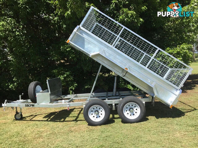 3,500Kg ATM Tandem Axle Galvanised  Hydraulic Tipper Trailers