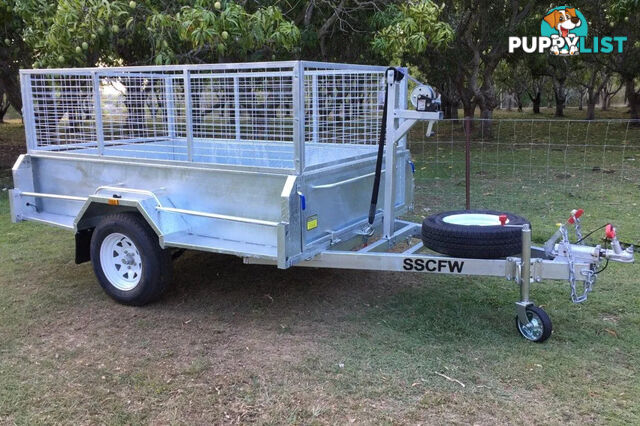 1,400Kg ATM Single Axle Galvanised Box Trailers