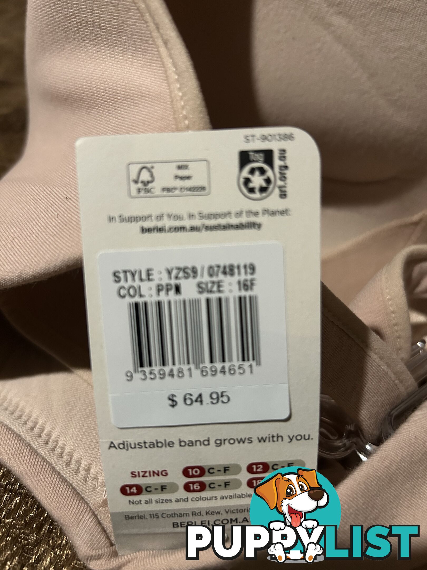 Ladies brand-new assorted bras size 16 F x 3