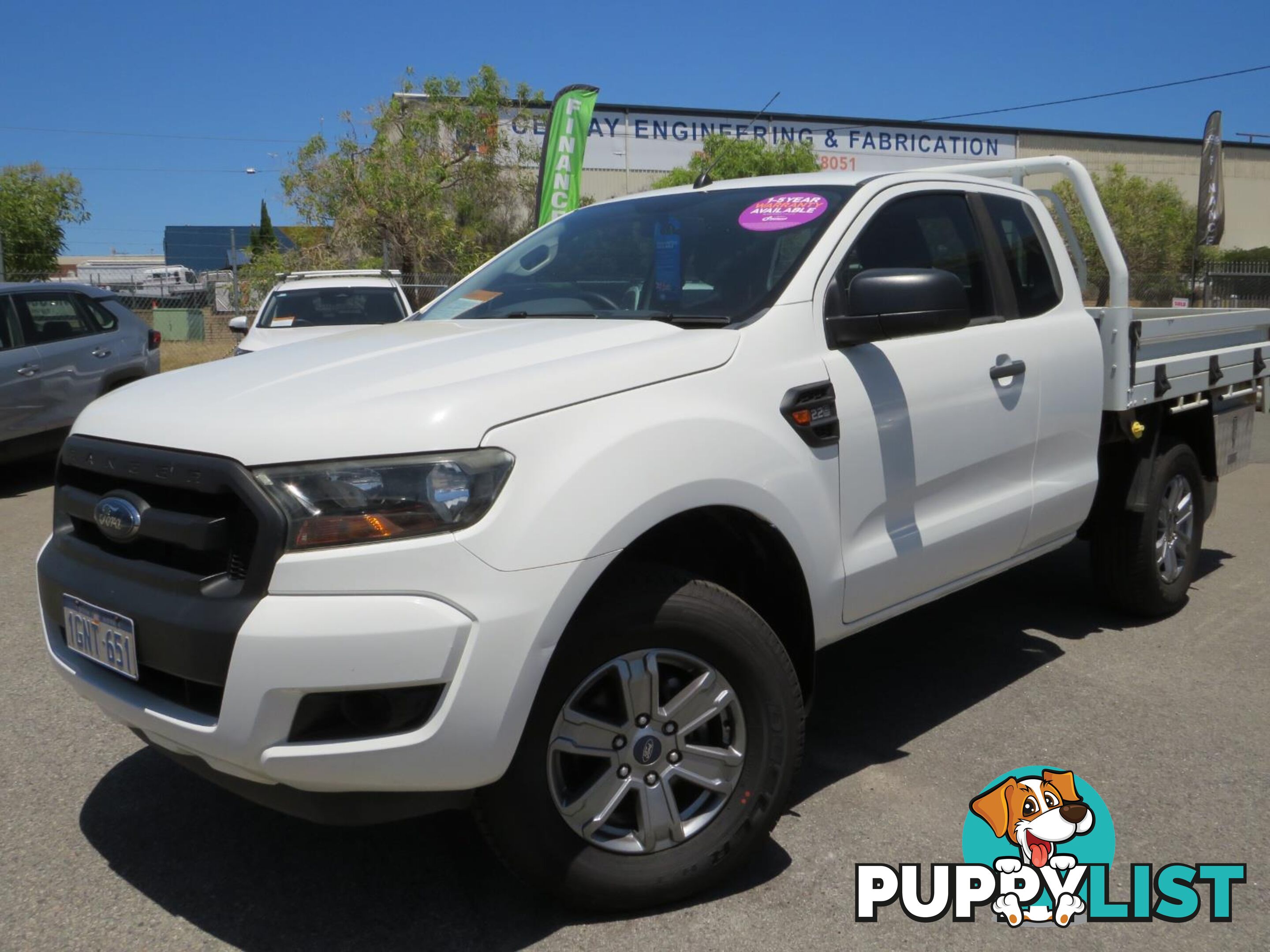 2018 FORD RANGER XL HI-RIDER PX MKII CAB CHASSIS