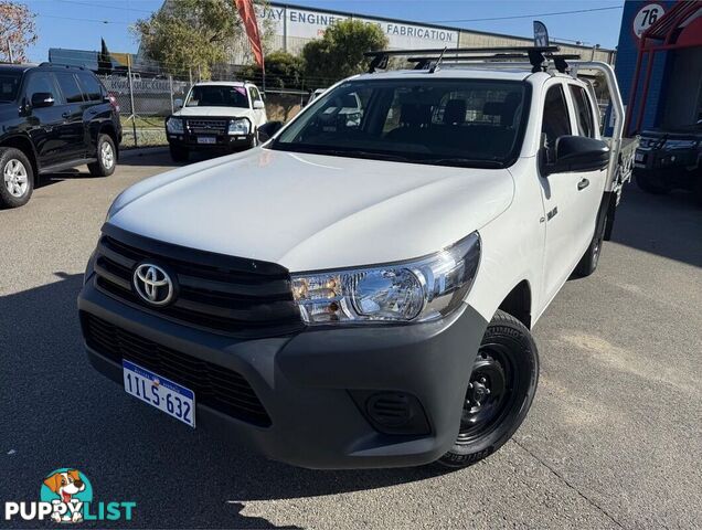 2019 TOYOTA HILUX WORKMATE TGN121R UTILITY
