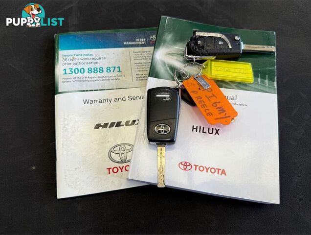 2019 TOYOTA HILUX WORKMATE TGN121R UTILITY