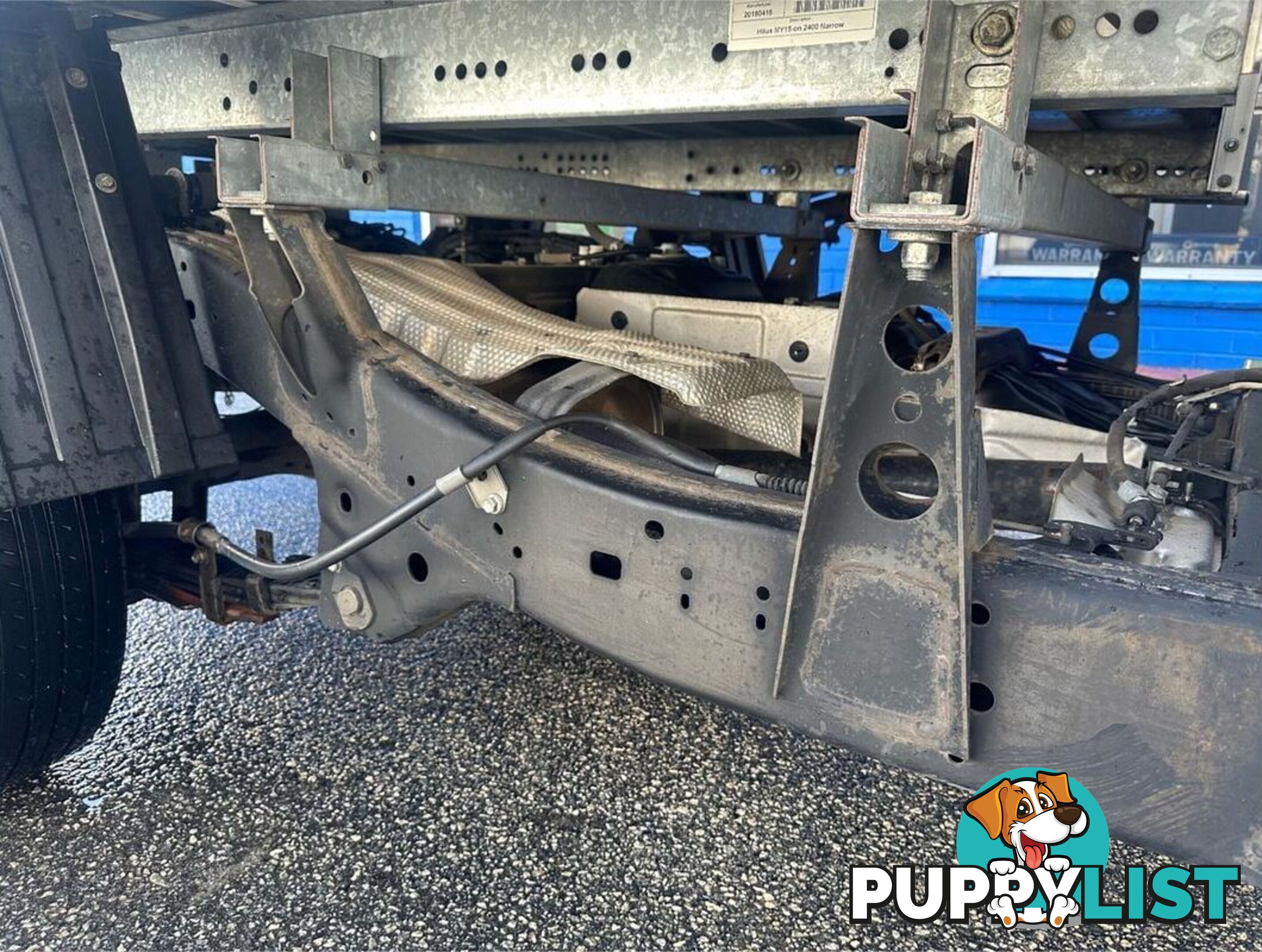 2018 TOYOTA HILUX WORKMATE GUN122R CAB CHASSIS