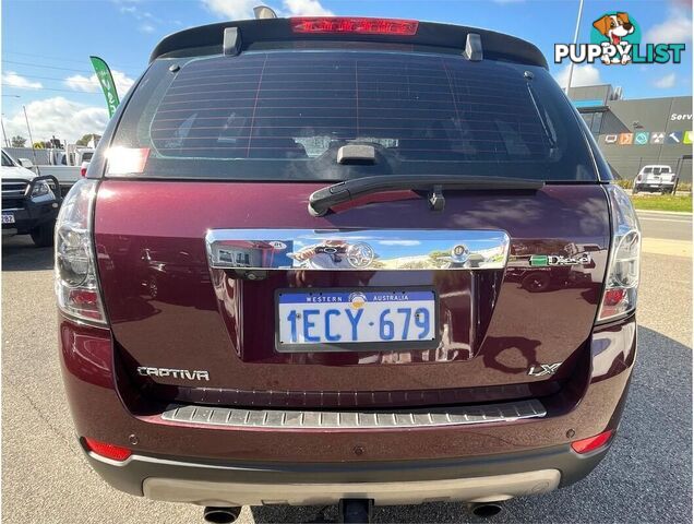 2012 HOLDEN CAPTIVA 7 LX CG SERIES II WAGON
