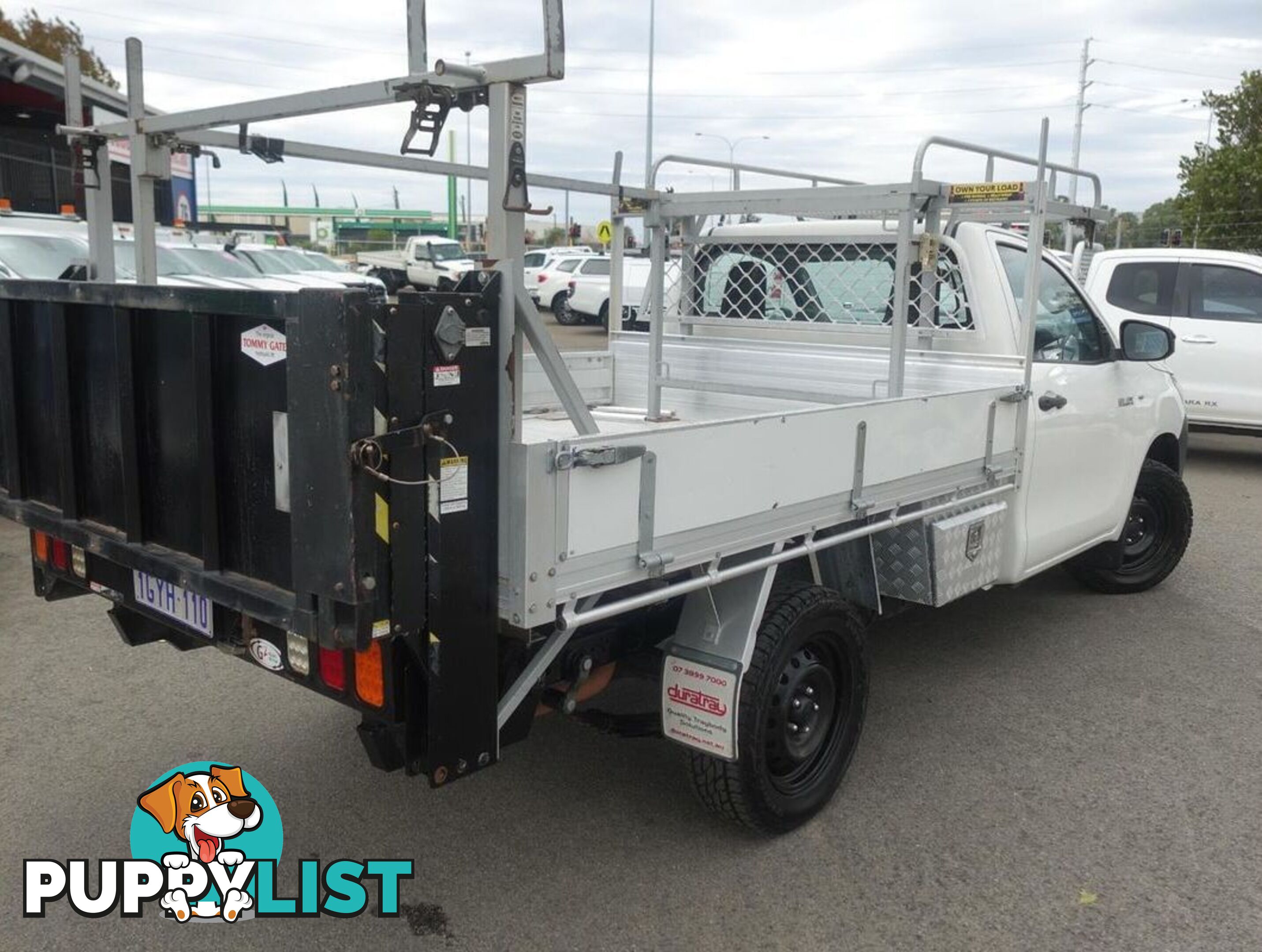 2019 TOYOTA HILUX WORKMATE TGN121R CAB CHASSIS