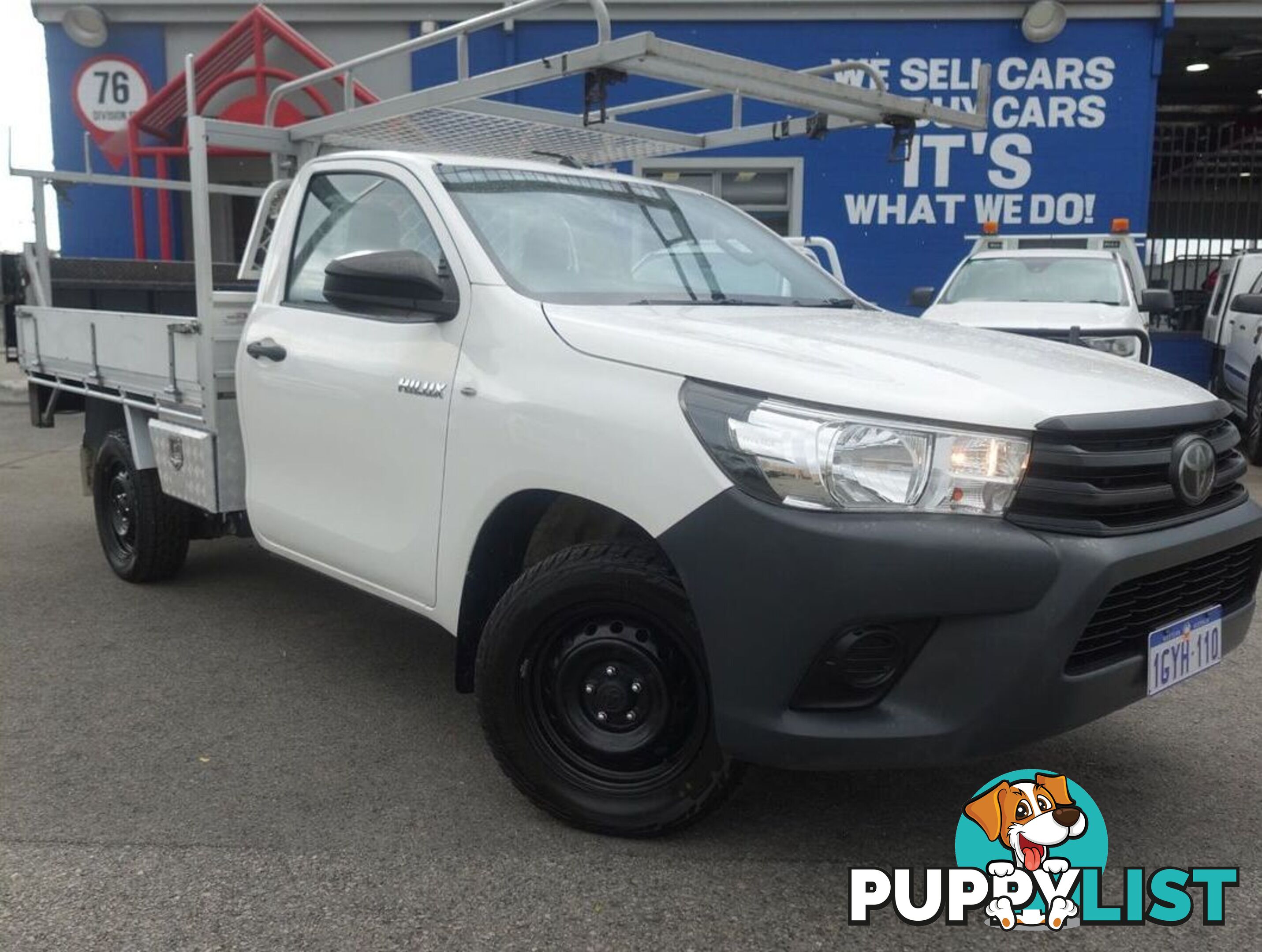 2019 TOYOTA HILUX WORKMATE TGN121R CAB CHASSIS