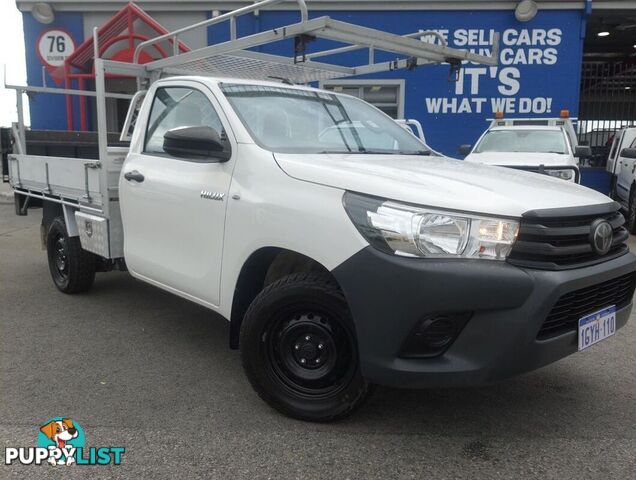 2019 TOYOTA HILUX WORKMATE TGN121R CAB CHASSIS