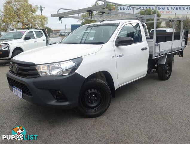 2019 TOYOTA HILUX WORKMATE TGN121R CAB CHASSIS