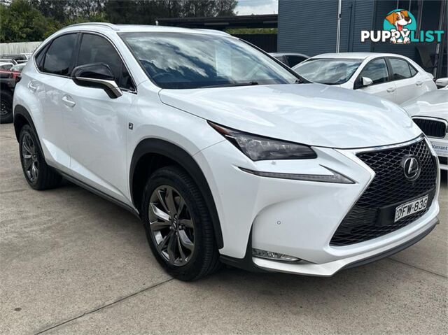 2016 LEXUS NX NX200TFSPORT AGZ15R WAGON