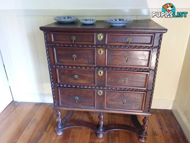 Set of Antique French Oak Drawers/Sideboard