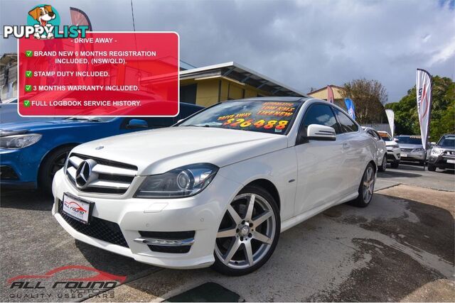 2012 MERCEDES-BENZ C350 BE W204 MY12 2D COUPE