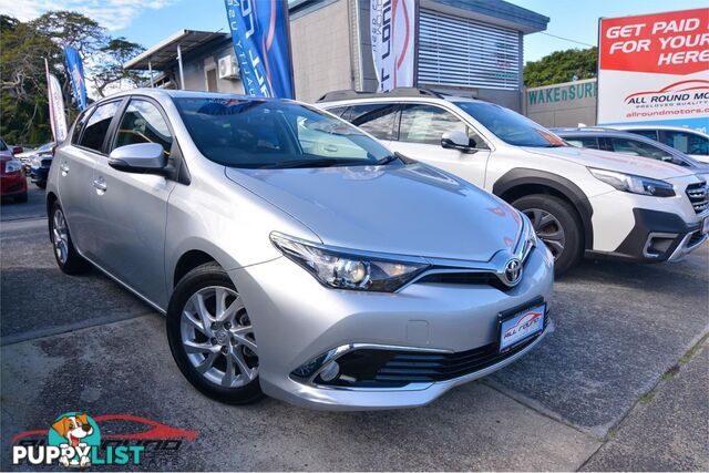 2018 TOYOTA COROLLA ASCENT SPORT ZRE182R MY17 5D HATCHBACK