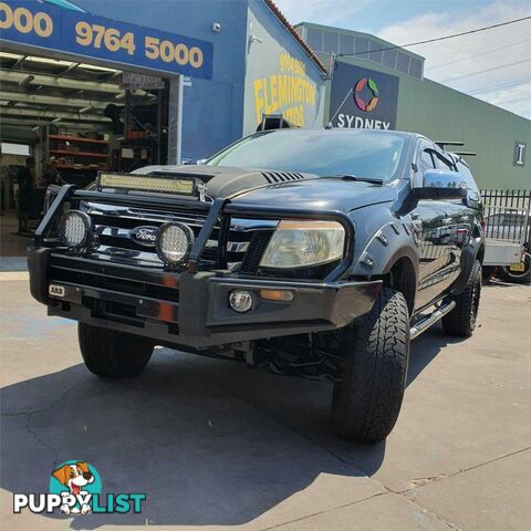 2012 FORD RANGER XLT 3.2 (4X4) PX UTE TRAY, 4 DOORS, 5 SEATS