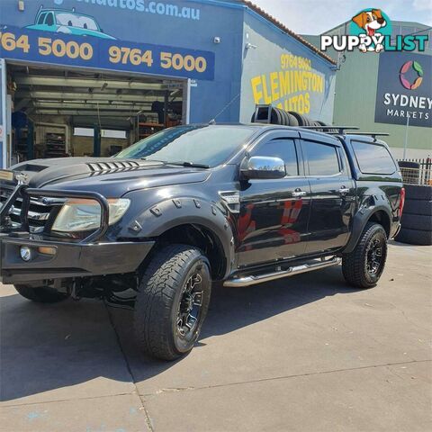 2012 FORD RANGER XLT 3.2 (4X4) PX UTE TRAY, 4 DOORS, 5 SEATS