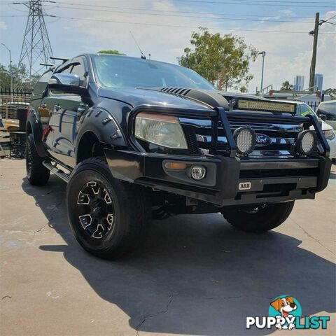 2012 FORD RANGER XLT 3.2 (4X4) PX UTE TRAY, 4 DOORS, 5 SEATS