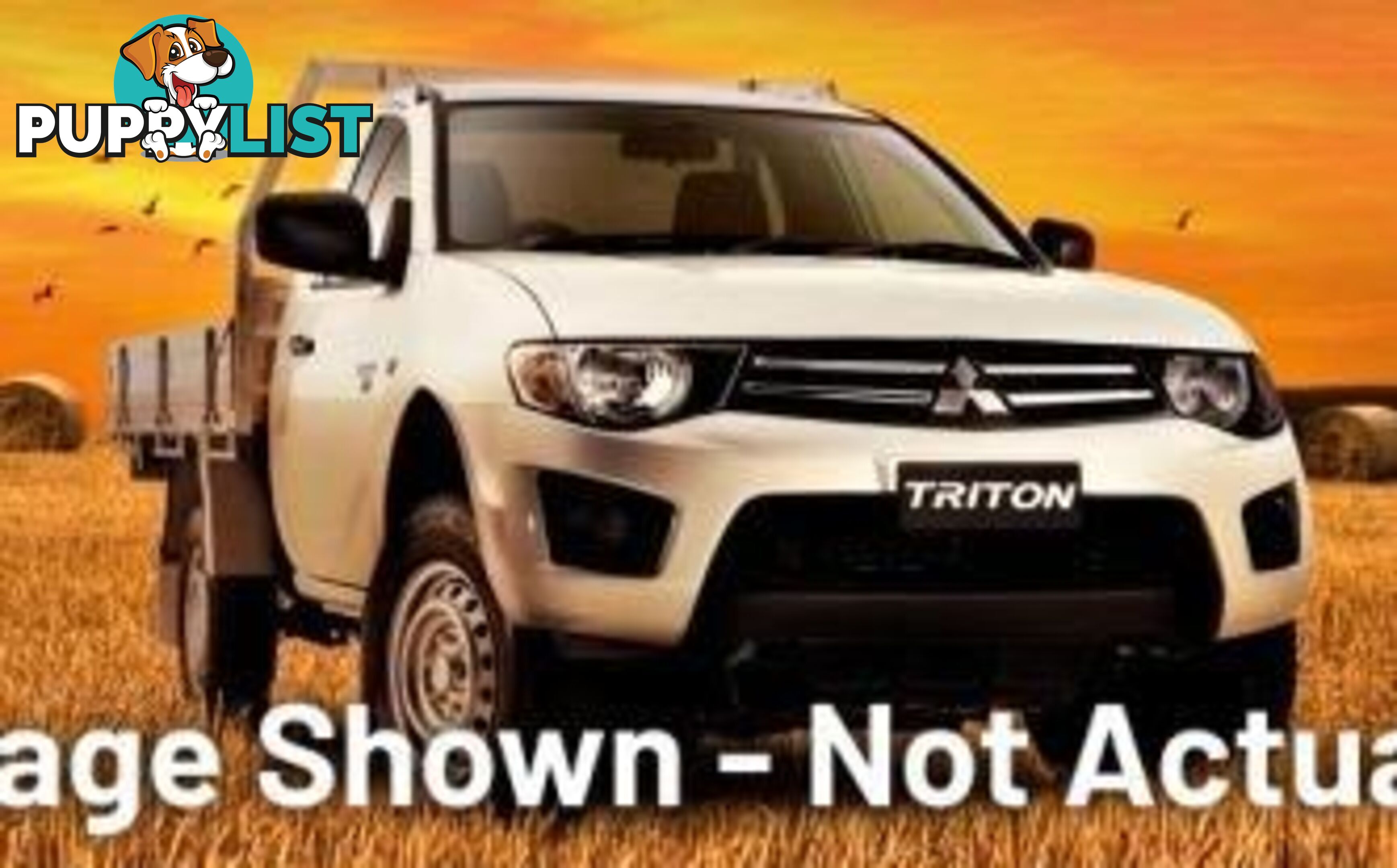 2013 MITSUBISHI TRITON GLX MN MY14 UTE TRAY, 2 DOORS, 3 SEATS